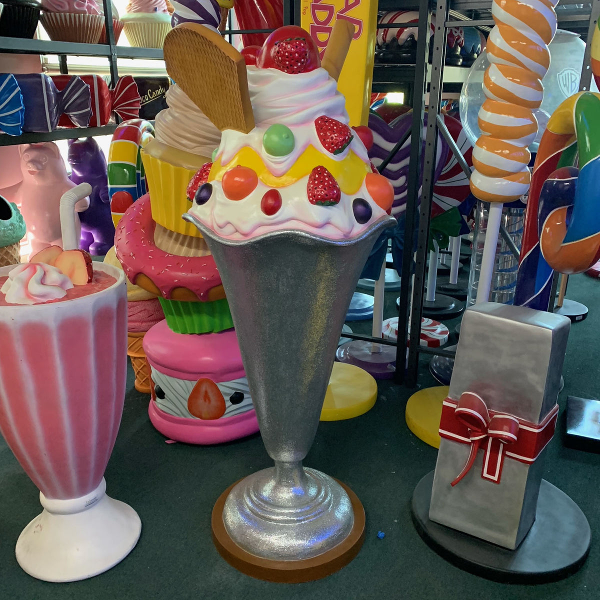 Ice Cream Sundae Over Sized Statue| LM Treasures