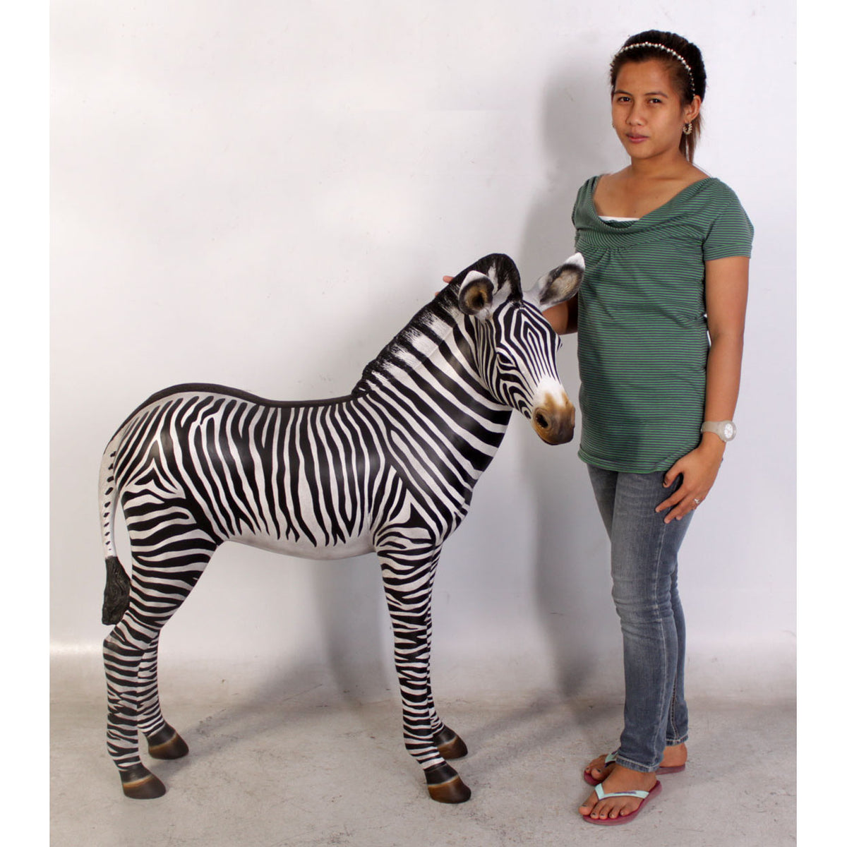 Life size best sale zebra stuffed animal