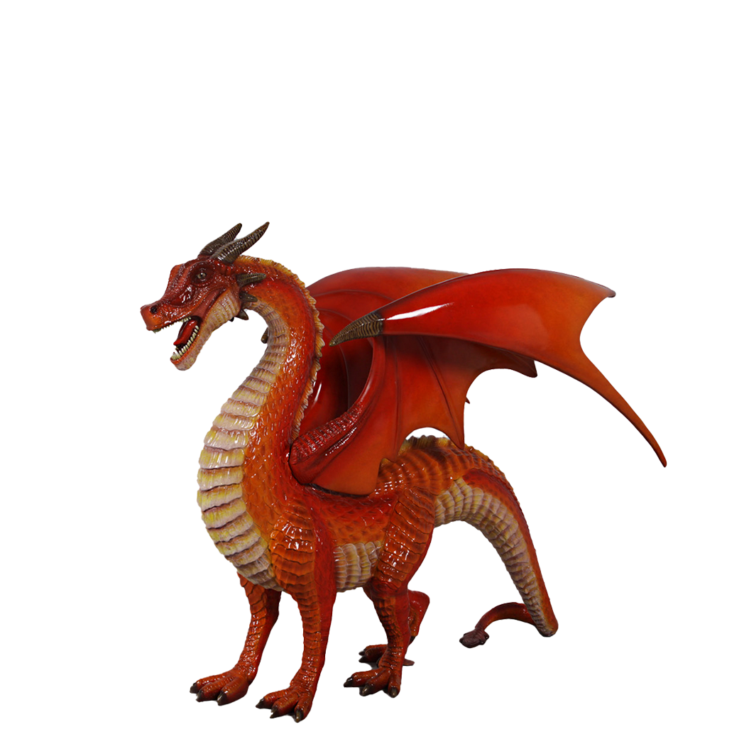 Dragon Small Mythical Standing Red