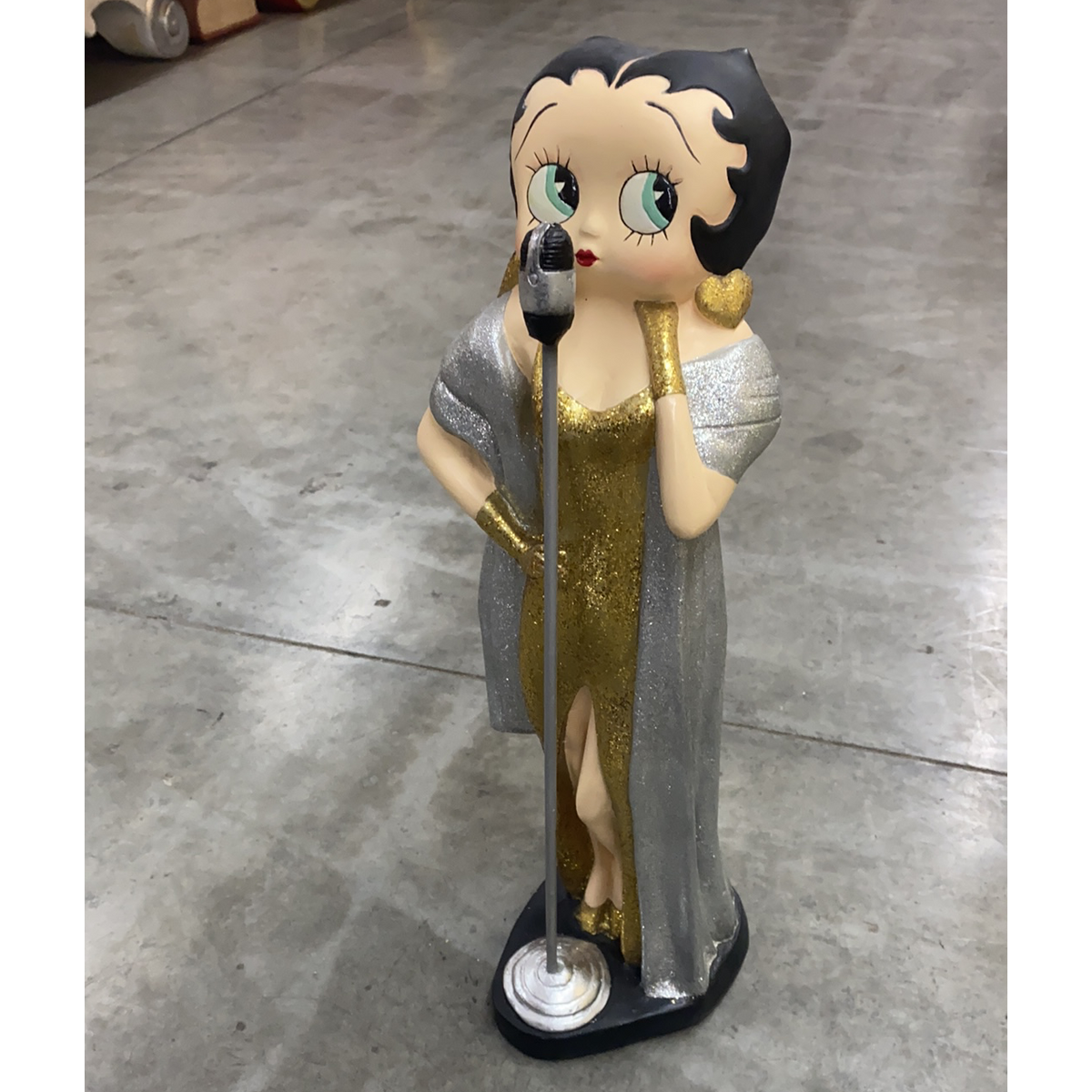 Betty Boop Singer Small Statue