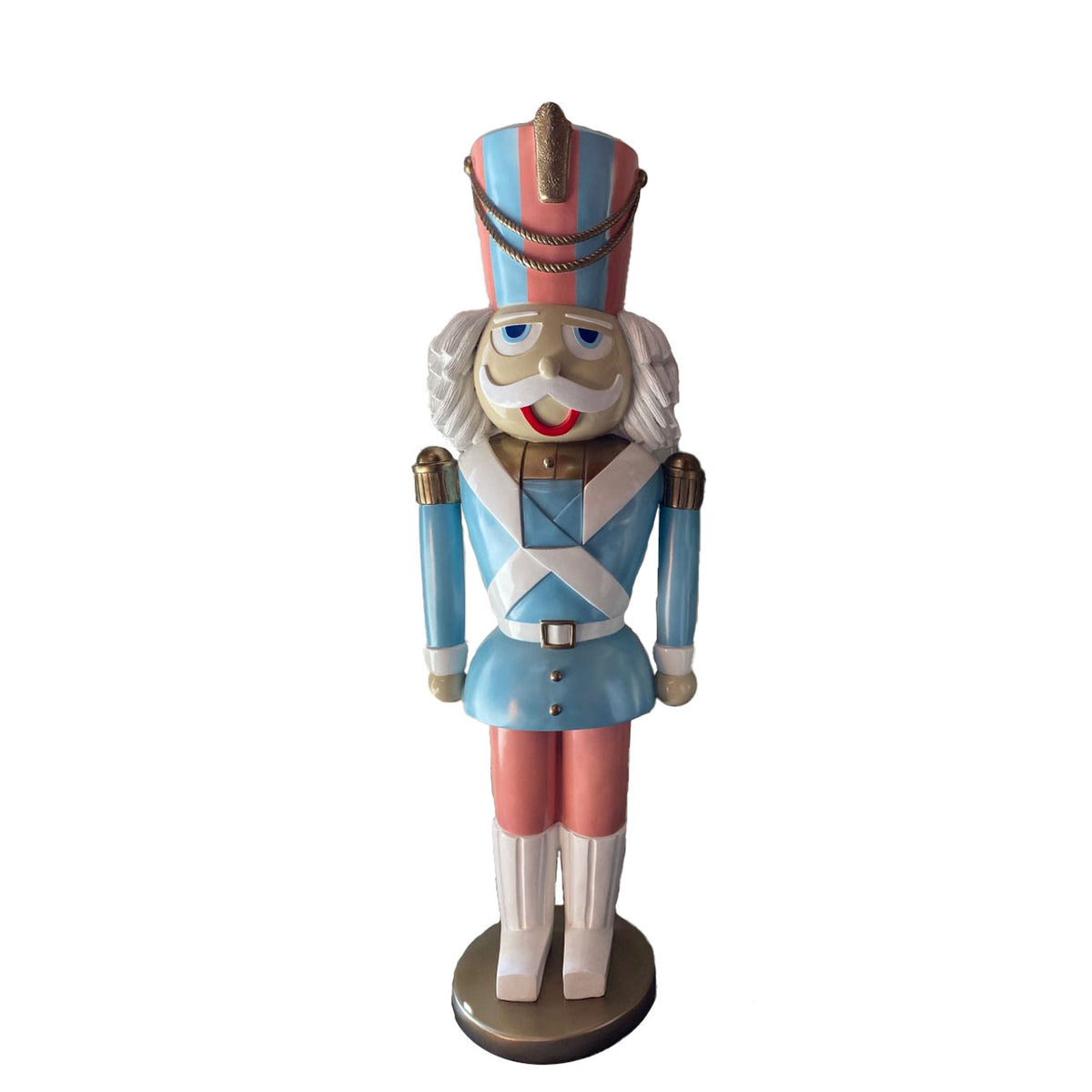 Large 6ft Pastel Nutcracker Life Size Statue LM Treasures