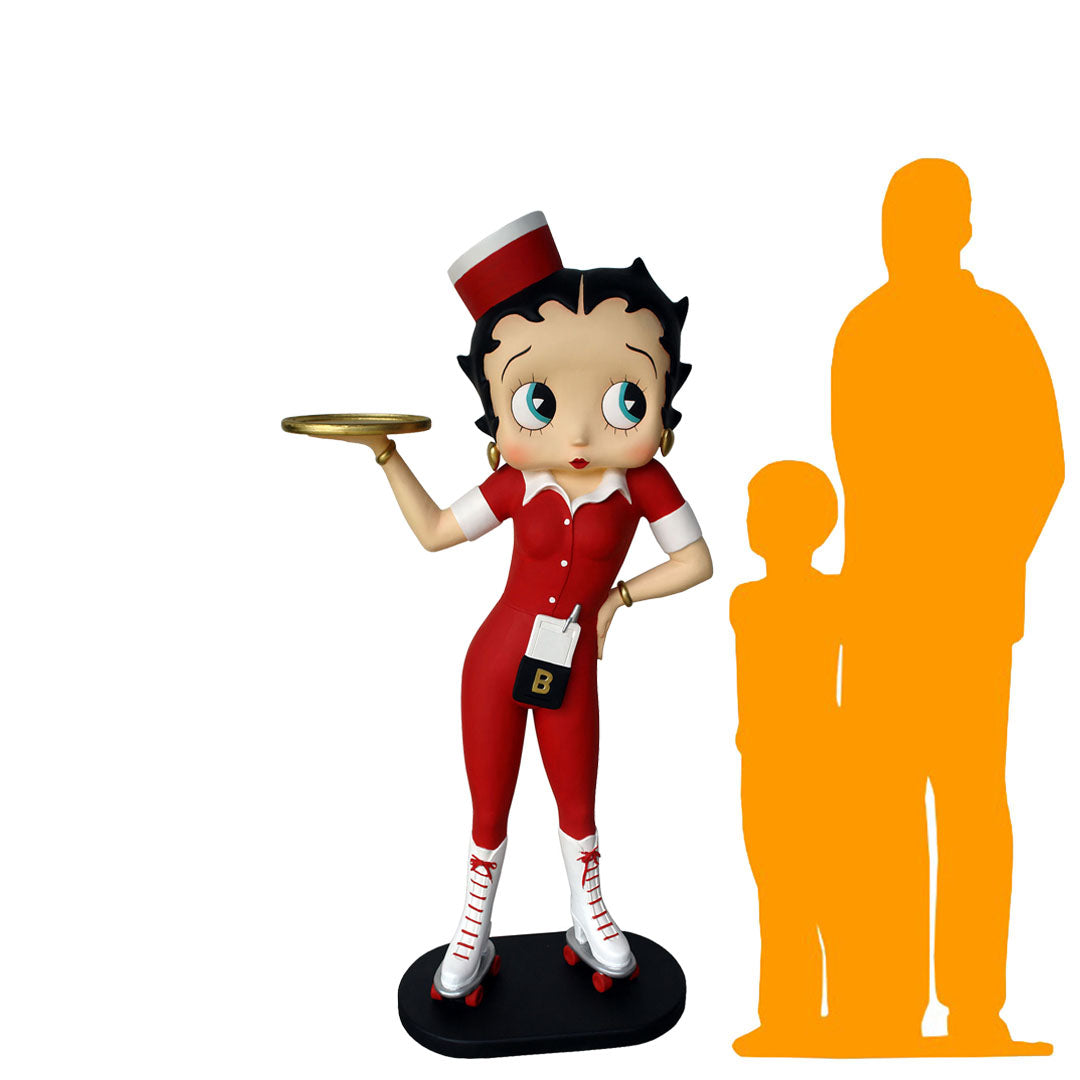 Betty Boop Waitress Life Size Statue