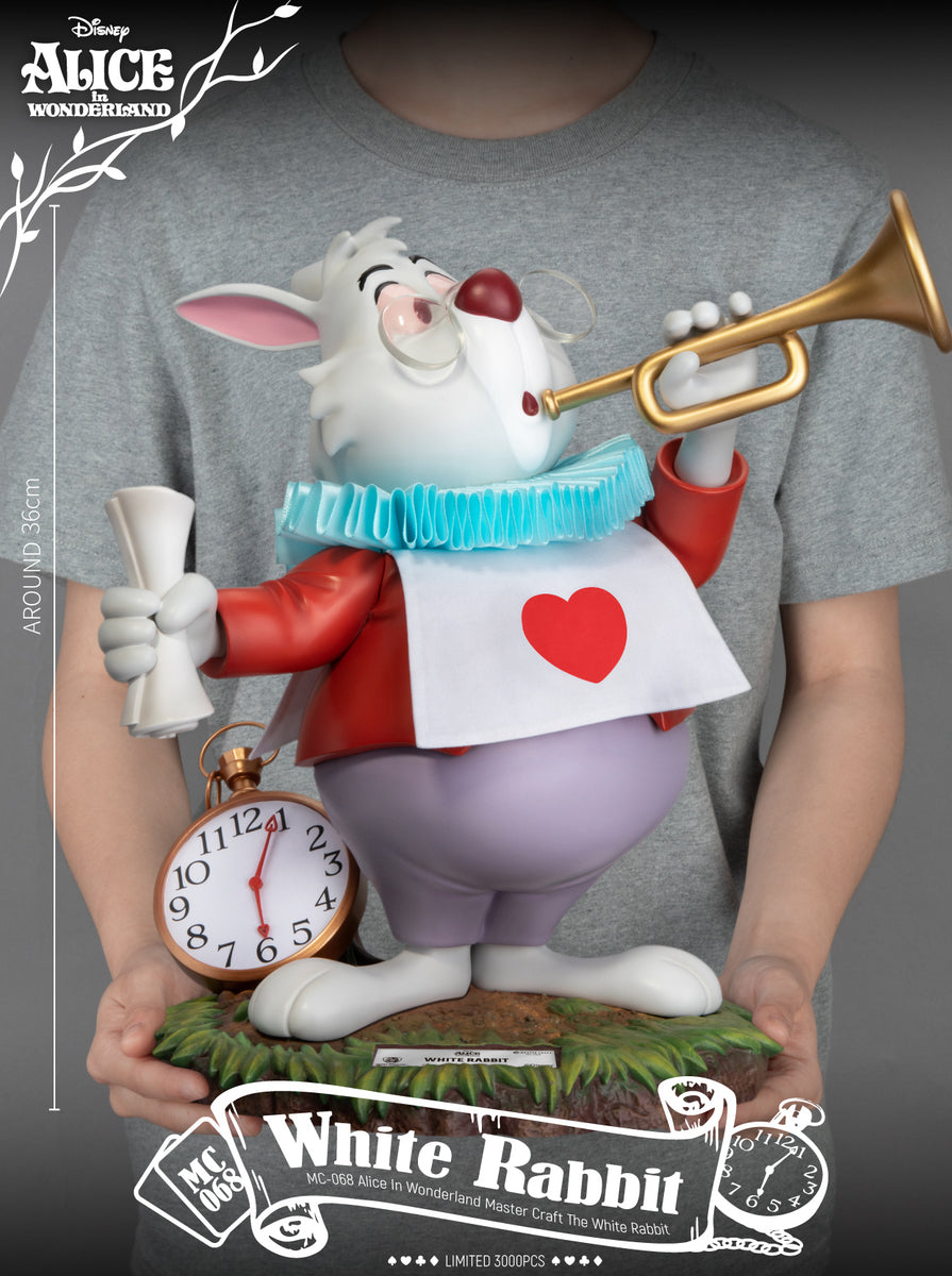 White Rabbit Clock Alice in Wonderland Accessory