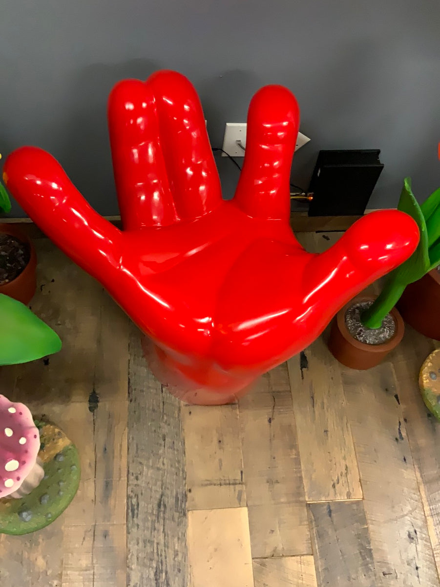 Red Hand Chair - Gil & Roy Props