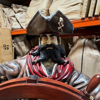 Pirate Steering Wheel Life Size Statue