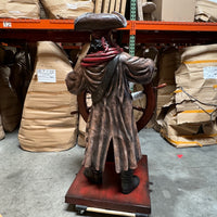 Pirate Steering Wheel Life Size Statue