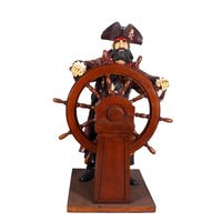 Pirate Steering Wheel Life Size Statue