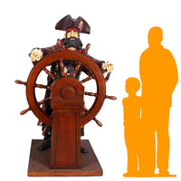 Pirate Steering Wheel Life Size Statue