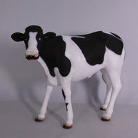 Baby Holstein Cow Life Size Statue