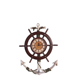 Anchor Clock Life Size Statue