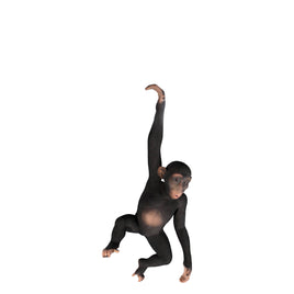 Monkey Chimpanzee Hanging Life Size Statue