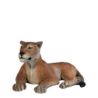 Laying Lioness Life Size Statue