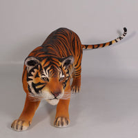 Crouching Bengal Tiger Life Size Statue