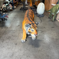 Crouching Bengal Tiger Life Size Statue