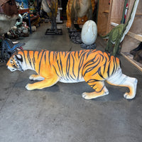 Crouching Bengal Tiger Life Size Statue