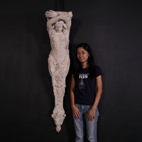 Stone Lady Column Small Life Size Statue