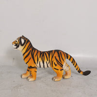 Standing Bengal Tiger Cub Life Size Statue