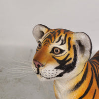 Standing Bengal Tiger Cub Life Size Statue