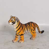 Standing Bengal Tiger Cub Life Size Statue