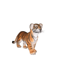 Standing Bengal Tiger Cub Life Size Statue