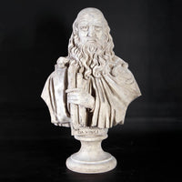 Leonardo Da Vinci Stone Bust Life Size Statue