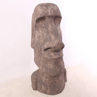 Easter Island Moai Stone Head Bust Statue