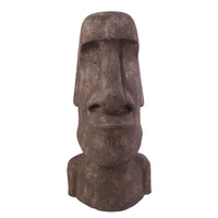 Easter Island Moai Stone Head Bust Statue