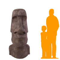 Easter Island Moai Stone Head Bust Statue