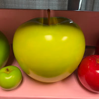 Large Green Apple Over Sized Statue