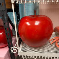 Large Red Apple Over Sized Statue