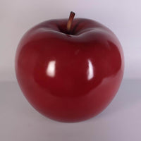 Large Red Apple Over Sized Statue