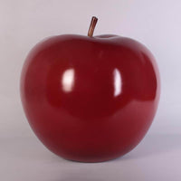 Large Red Apple Over Sized Statue