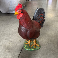 Rooster Life Size Statue