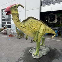 Parasaurolophus Dinosaur Statue