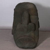 Easter Island Stone Head Display