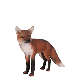 Red Fox Life Size Statue