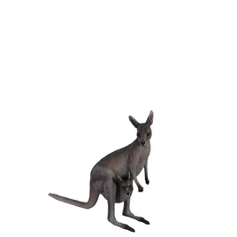 Small Kangaroo Life Size Statue