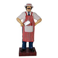 Butcher In Red Life Size Statue - LM Treasures 