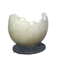 Cracked Dinosaur Egg Photo Op Life Size Statue