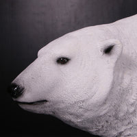 Polar Bear Walking Statue