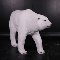 Polar Bear Walking Statue