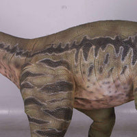 Green Velociraptor Dinosaur Life Size Statue