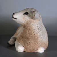 Texelaar Baby Lamb Resting Life Size Statue