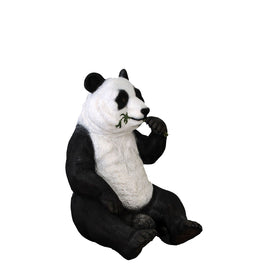 Eating Panda Life Size Statue