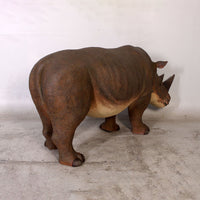 Baby Rhinoceros Life Size Statue