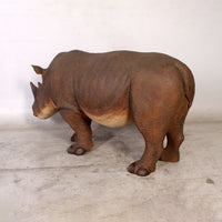 Baby Rhinoceros Life Size Statue