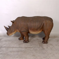 Baby Rhinoceros Life Size Statue