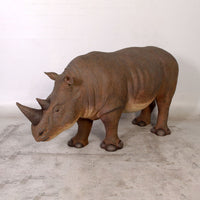 Baby Rhinoceros Life Size Statue