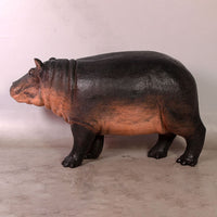 Baby Hippo Life Size Statue