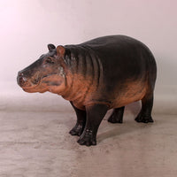 Baby Hippo Life Size Statue